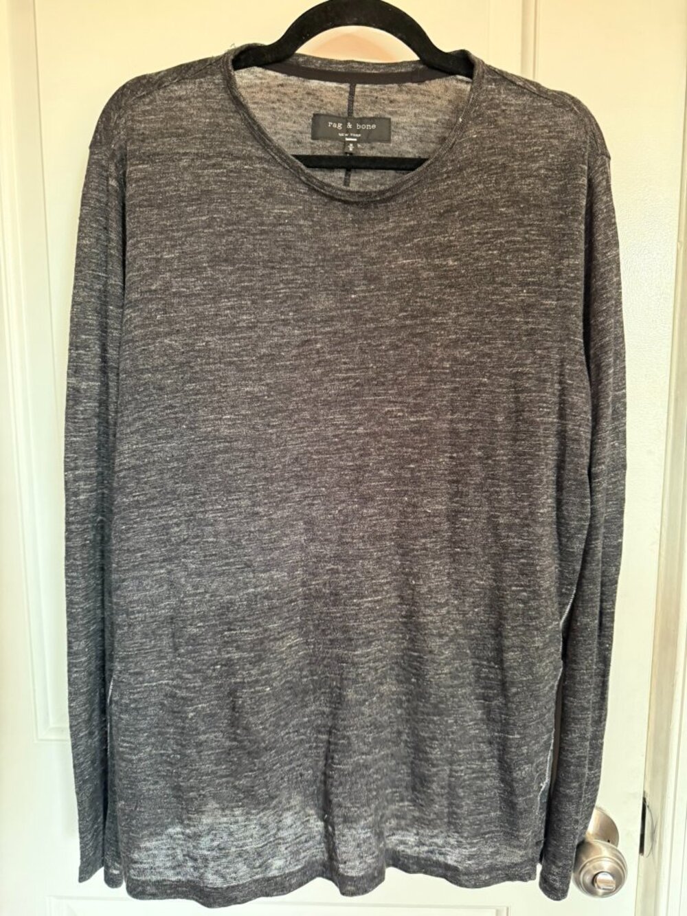 Rag & Bone 100% Linen Shirt Edgy Minimalist Designer Capsule Wardrobe
